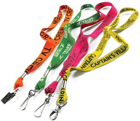 5 simple custom lanyards.